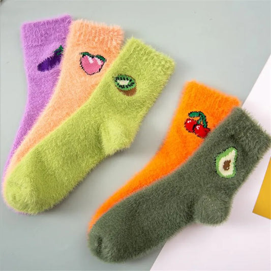 Fruit Fuzzy Socks
