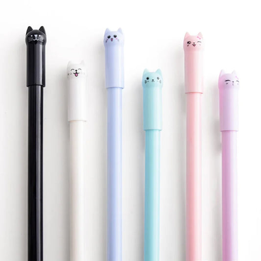 Cute Kitty Kat Pens (6pcs)